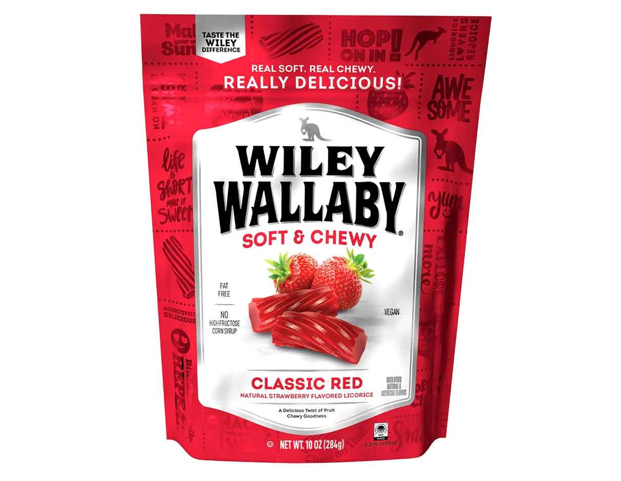 Soft & Chewy Classic Red Natural Strawberry Flavored Licorice