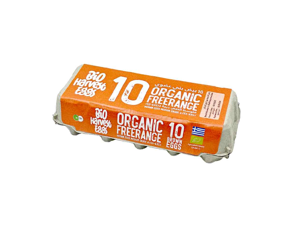 Organic Free Range Brown Eggs 