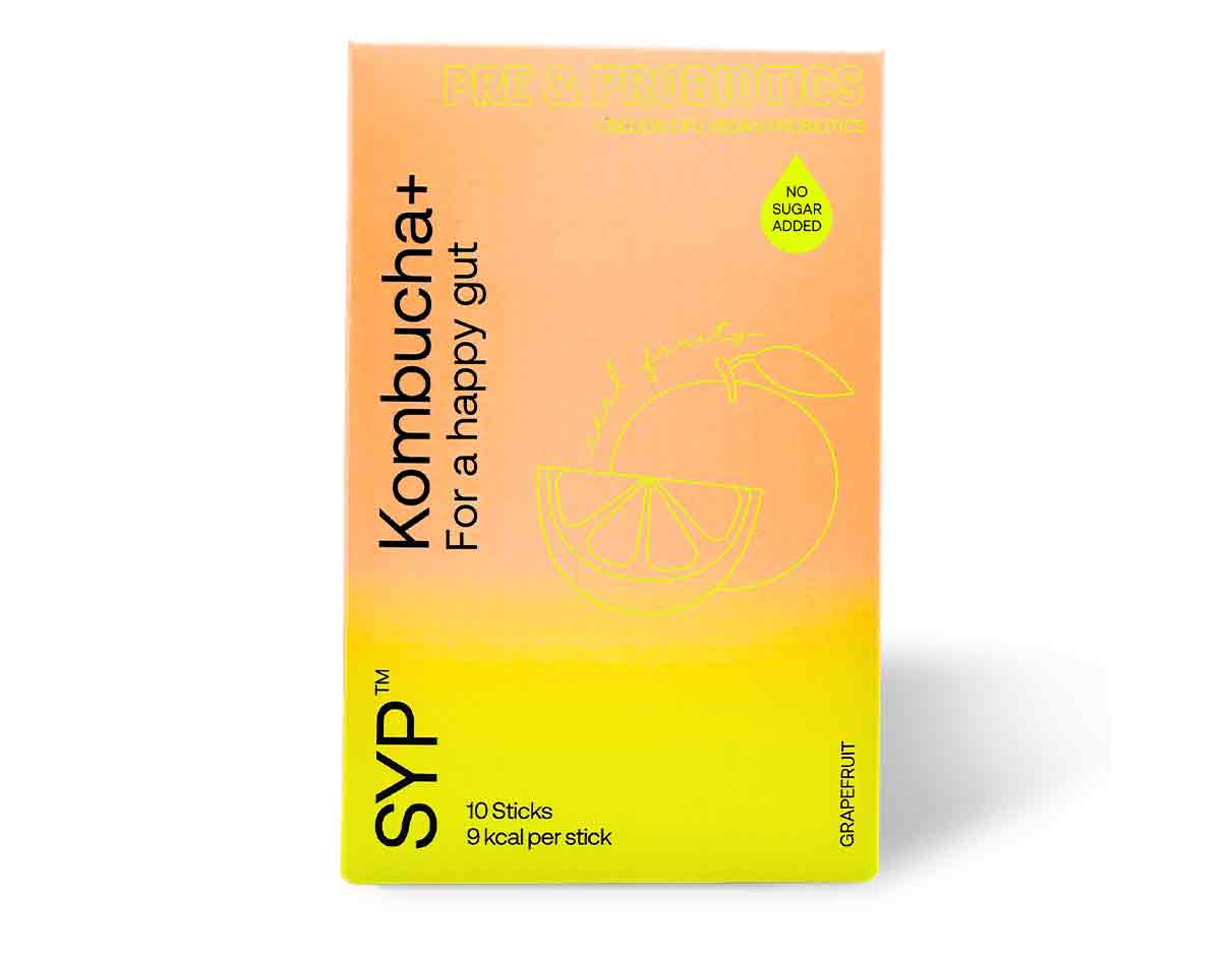 إس واي بي شاي كومبوتشا وجريب فروت 10 أعواد × 5 جم