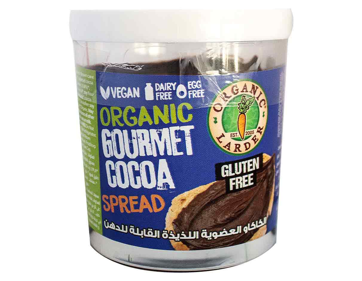 أورجانيك لاردر جورميه كاكاو قابل للدهن 200 جم ، خالي من الغلوتين ، نباتي
