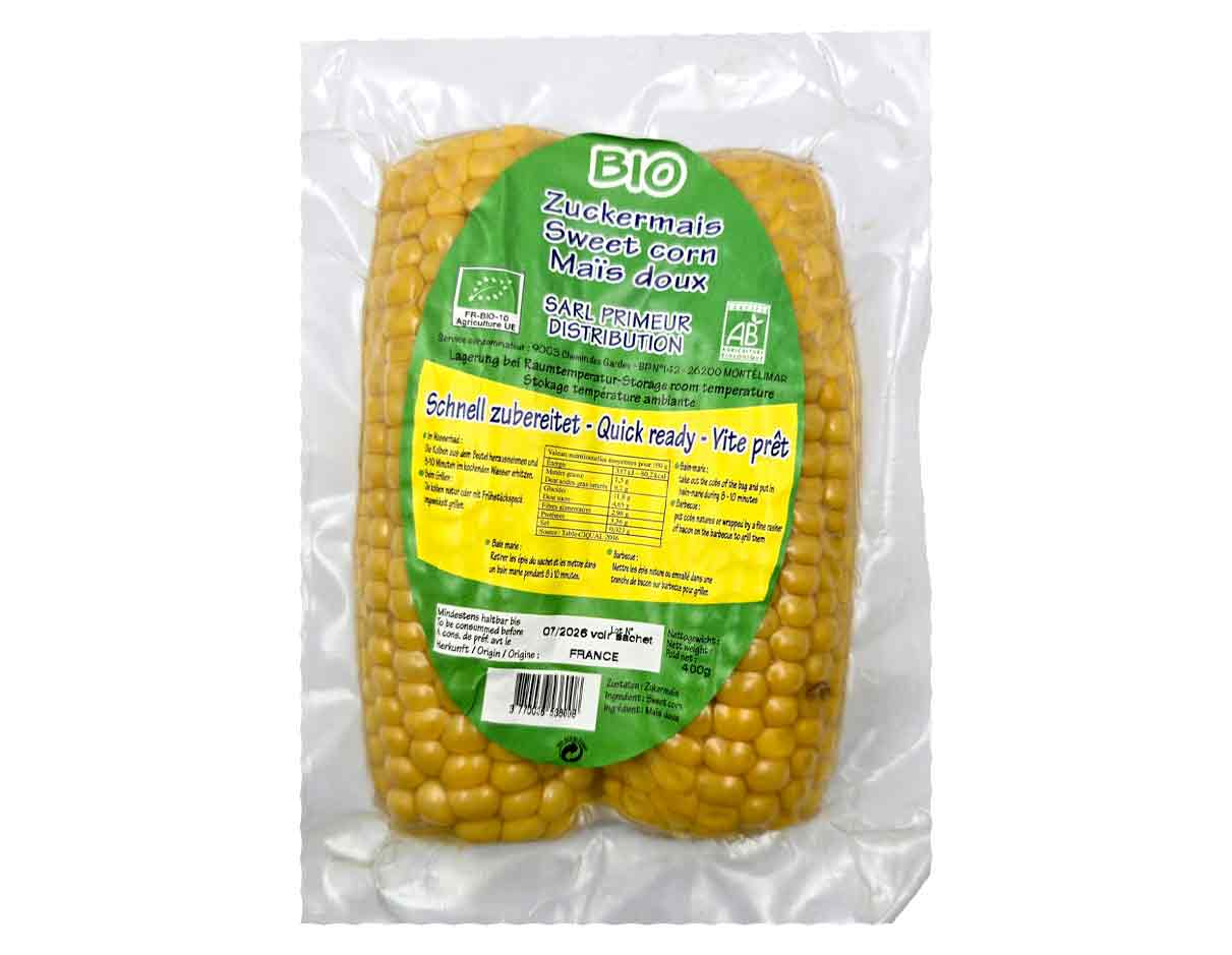 Organic Sweetcorn