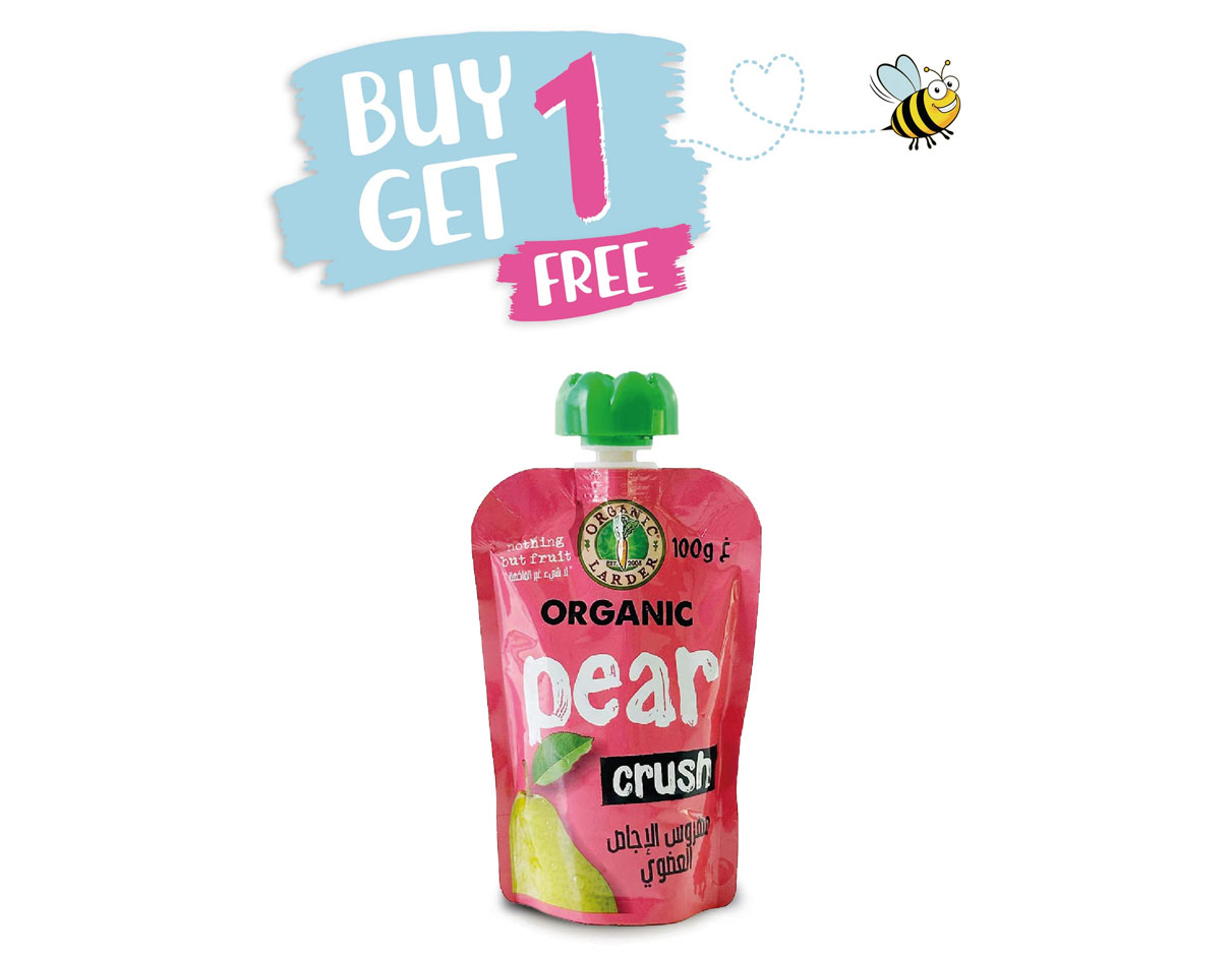 Organic Pear Crush, Buy 1 Get 1 Free