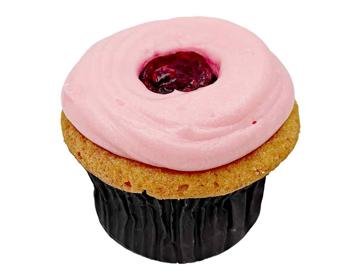 Organic Raspberry Cupcake