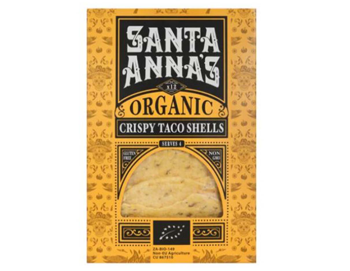 قذائف التاكو المقرمشة العضوية، خالية من الغلوتين