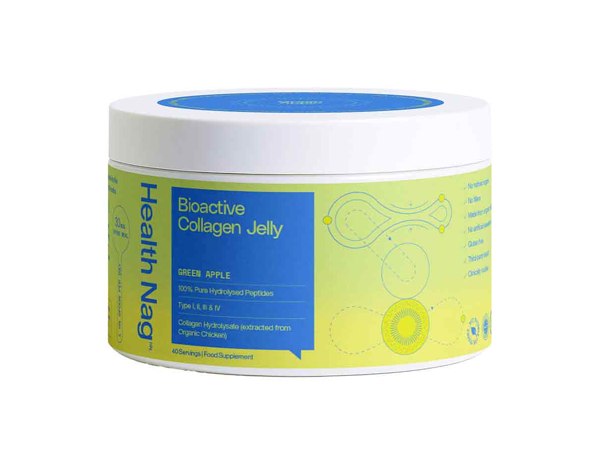 Bioactive Collagen Jelly Green Apple, Non GMO, Gluten Free