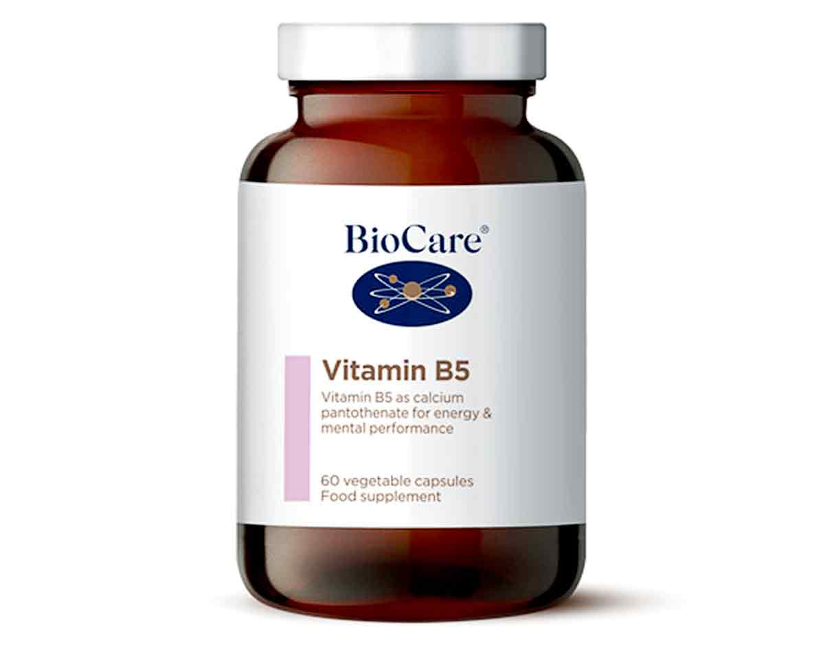 كبسولات فيتامين ب5