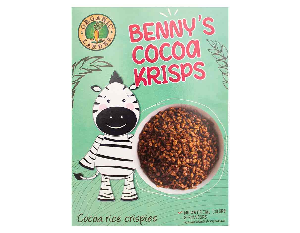 Organic Cocoa Benny's Krisps Cereal 