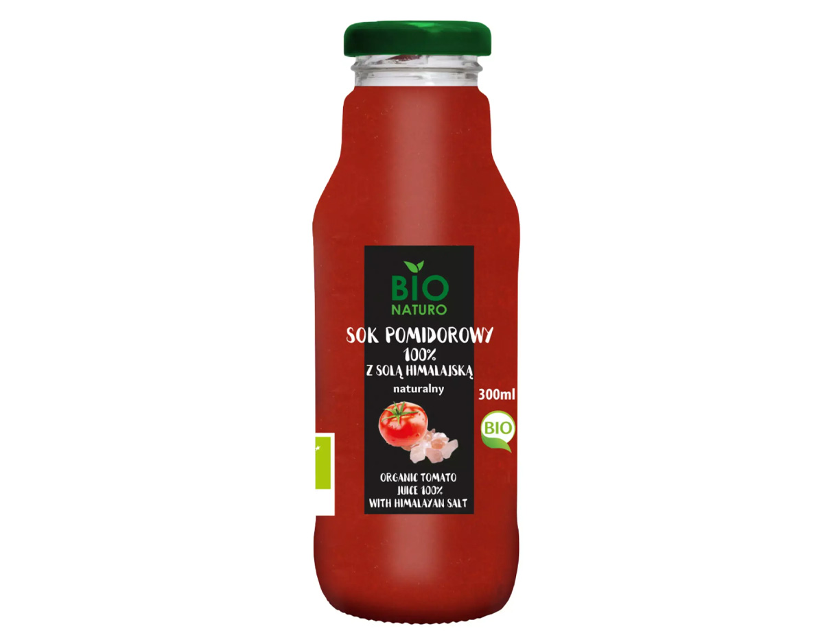 Bio Natura Organic 100% Tomato Juice With Himalayan Salt 300ml