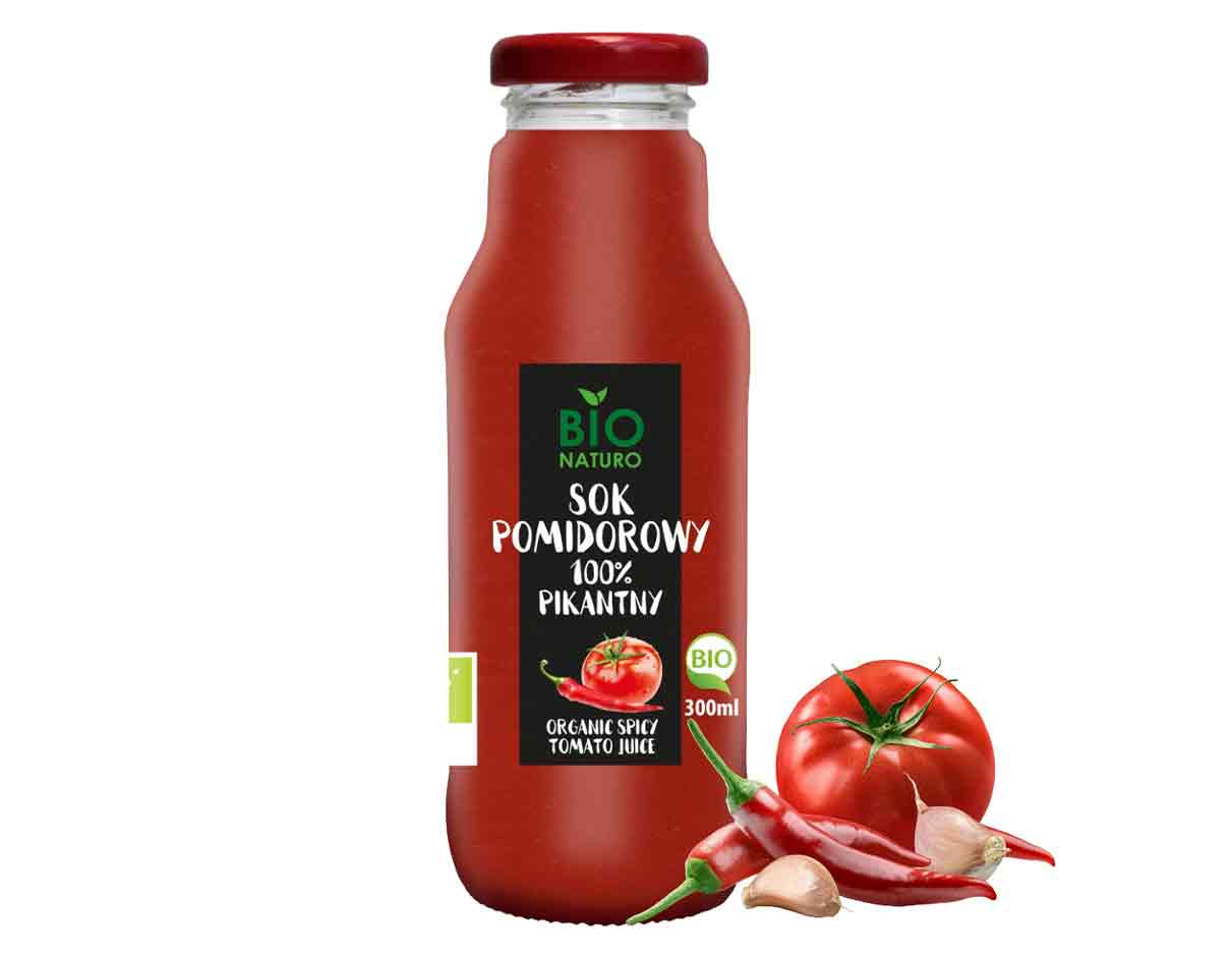 Bio Natura Organic 100% Spicy Tomato Juice 300ml