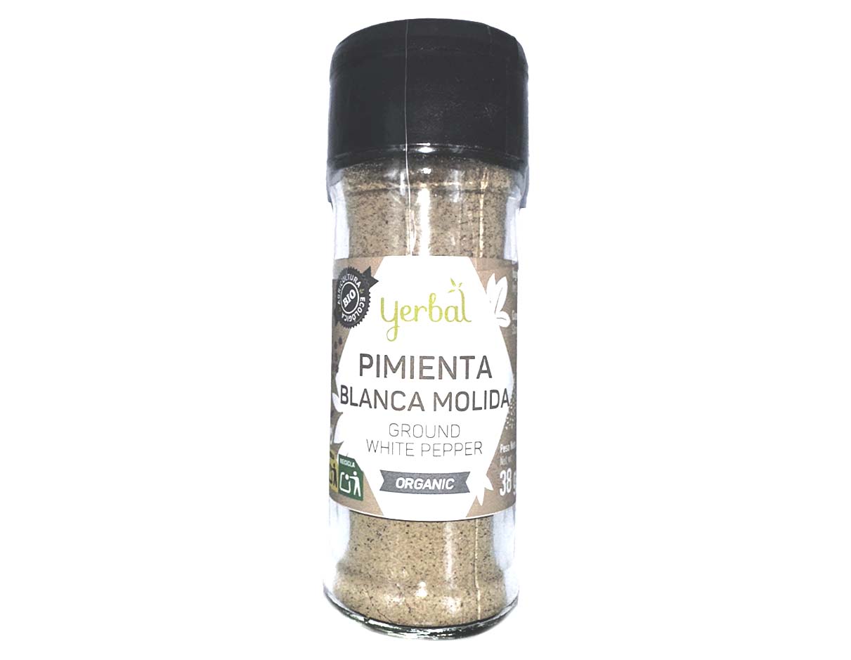 Organic Ground White Pepper 