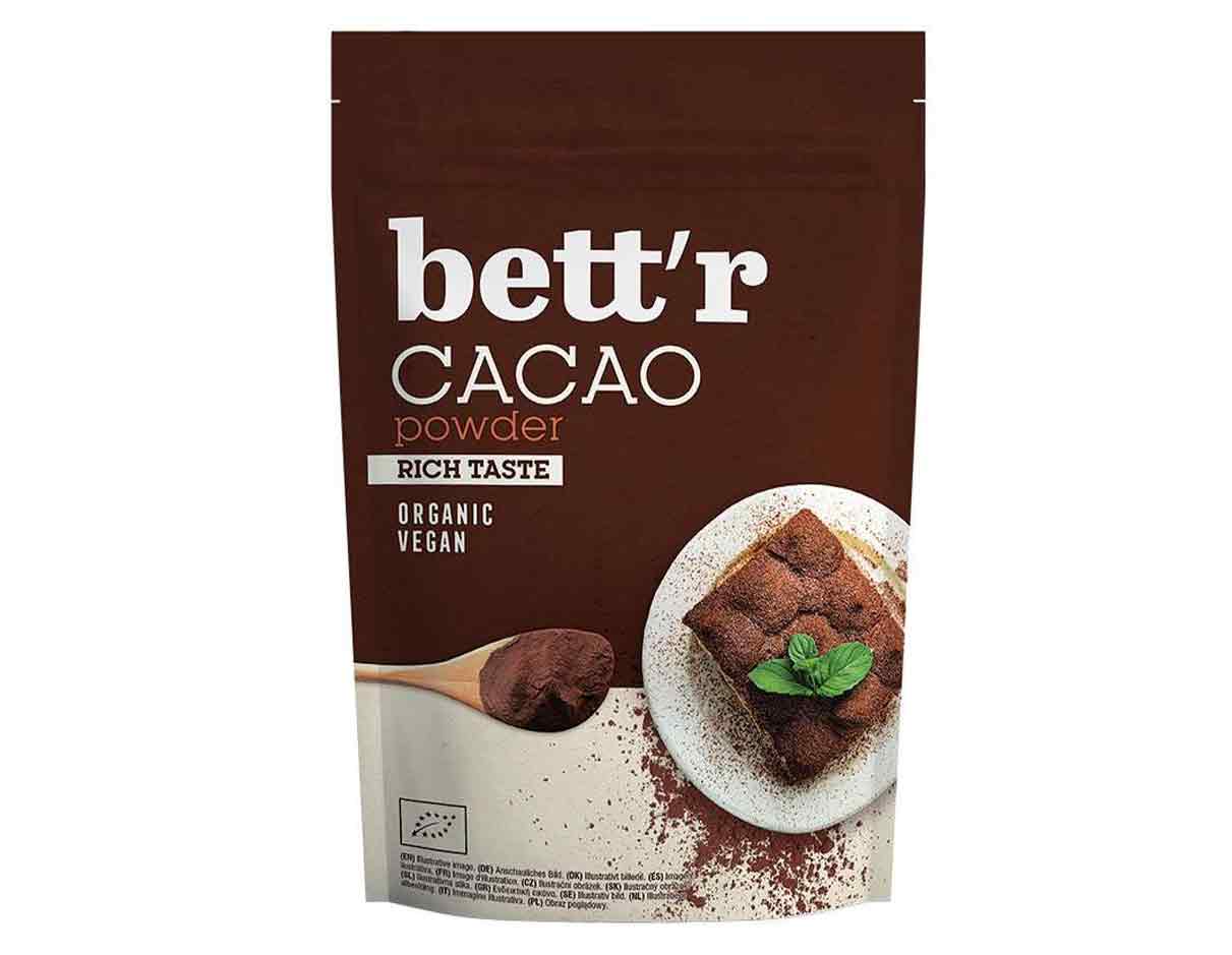 Bett'r Organic Cacao Powder 200g, Vegan