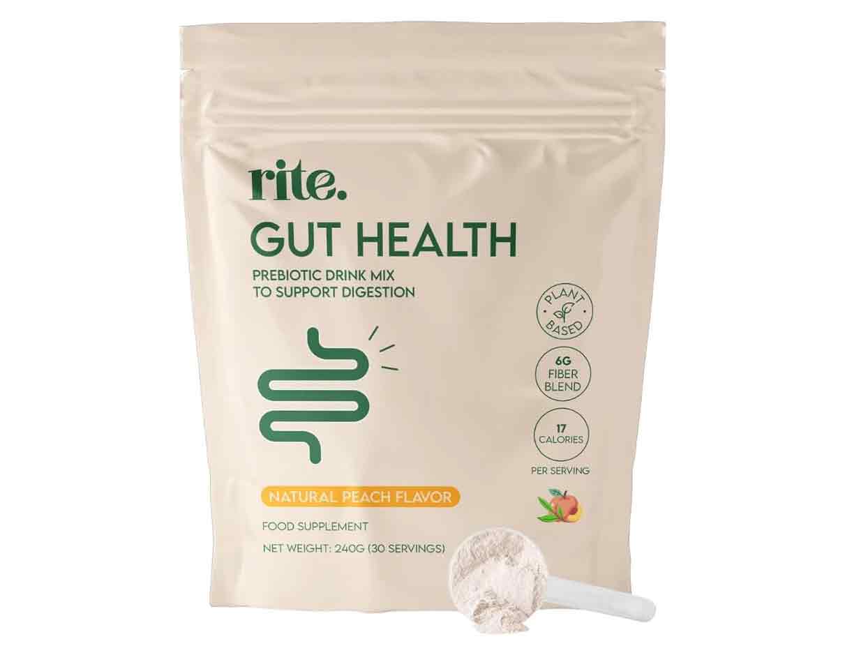Gut Health Prebiotic Peach Drink Mix, Non GMO, Gluten Free