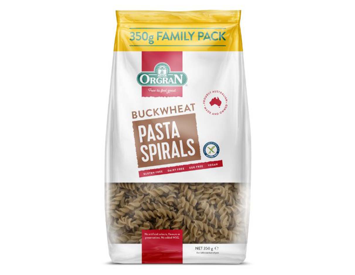 Buckwheat Pasta Spirals, Gluten Free