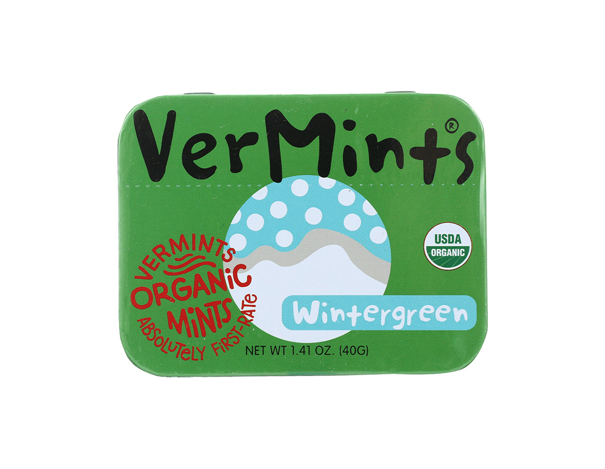 Organic Wintergreen Mints, Gluten Free