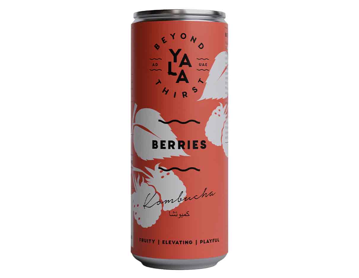 Yala Berries Canned Kombucha 250ml