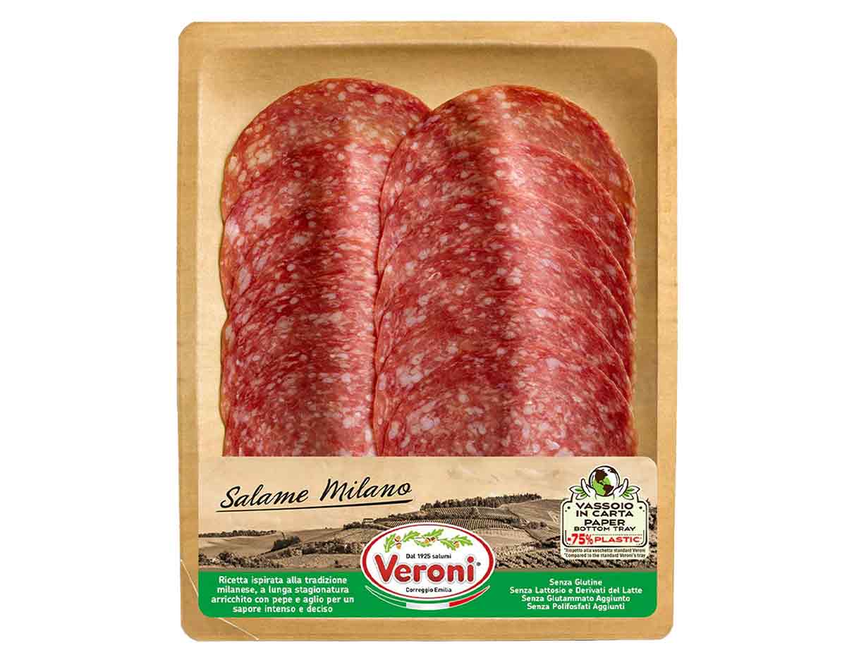 Veroni Pork Salami Milano Slices 70g, Gluten Free