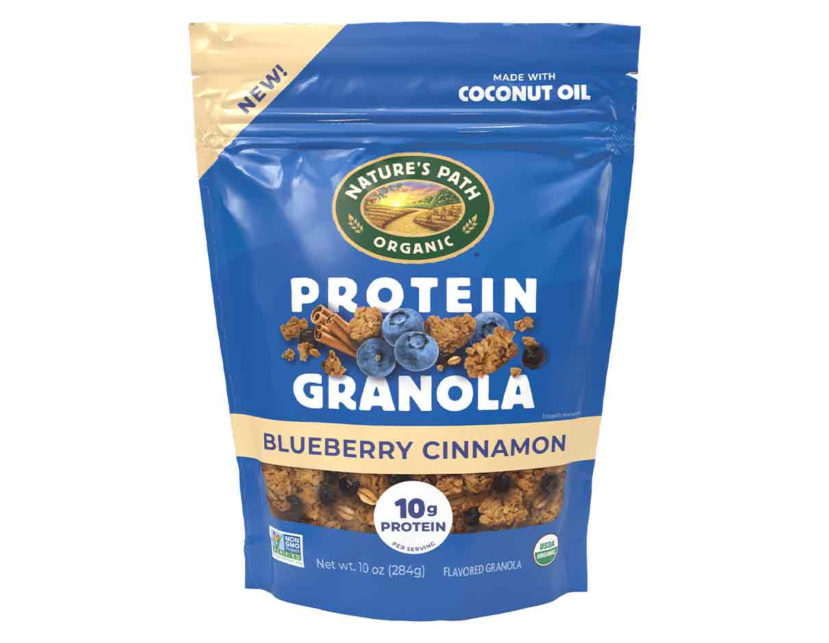 Nature's Path Organic Protein Granola Blueberry Cinnamon 284g