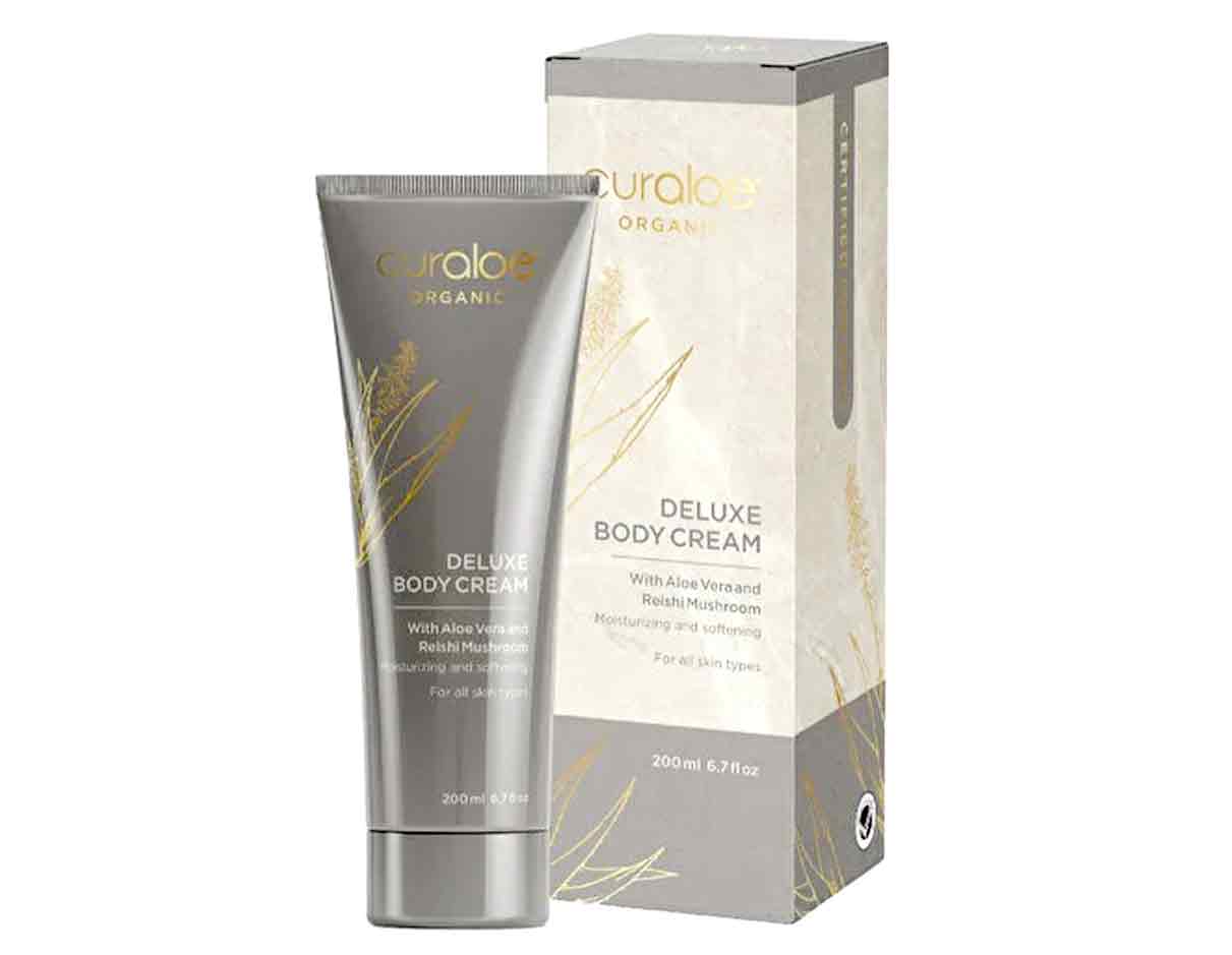 Organic Aloe Vera & Reishi Mushroom Deluxe Body Cream 
