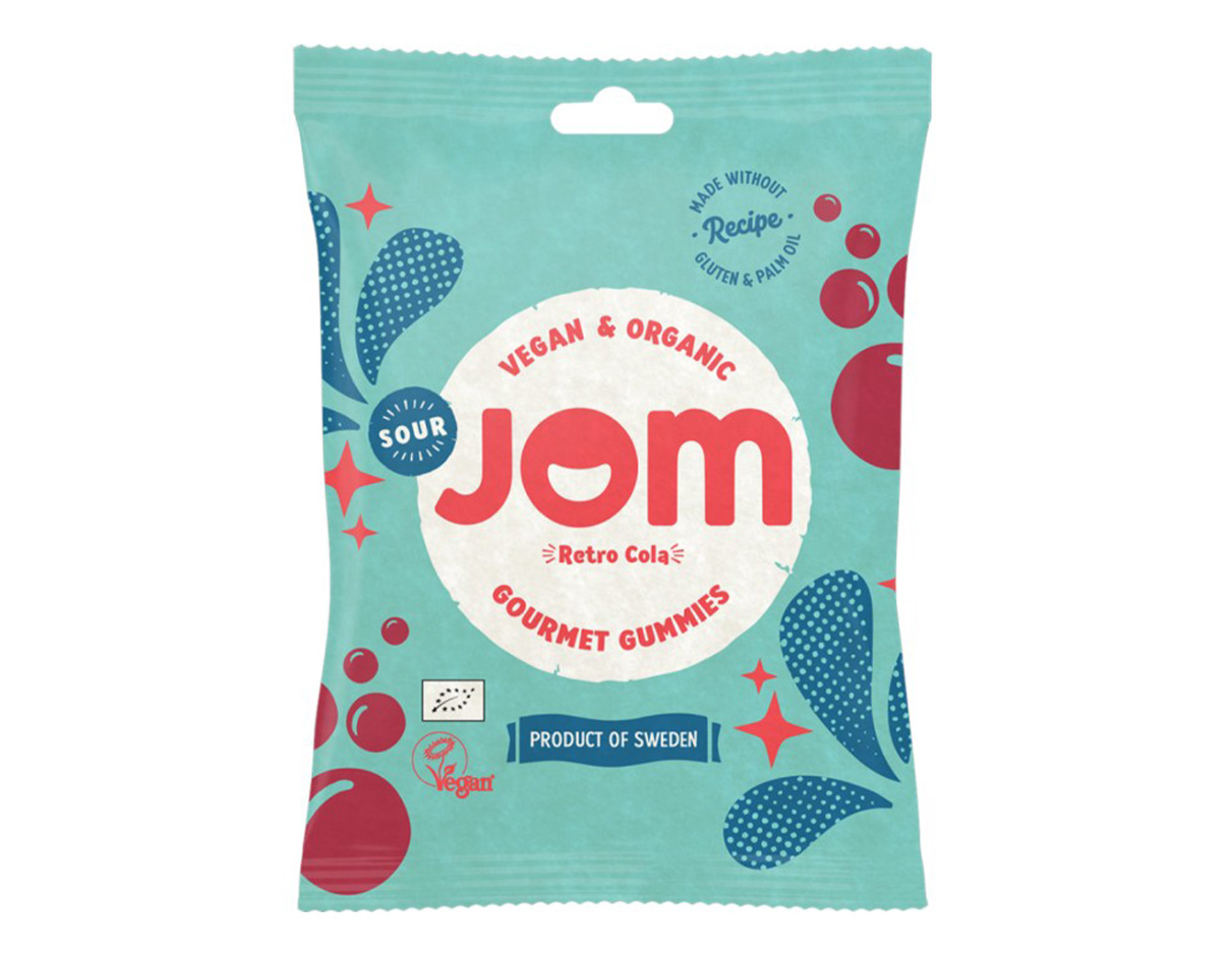Organic Sour Retro Cola Gourmet Gummy, Gluten Free