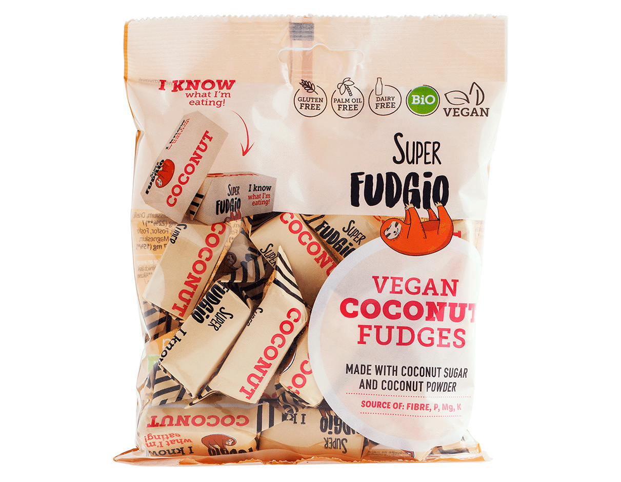Organic Vegan Coconut Fudges, Gluten Free