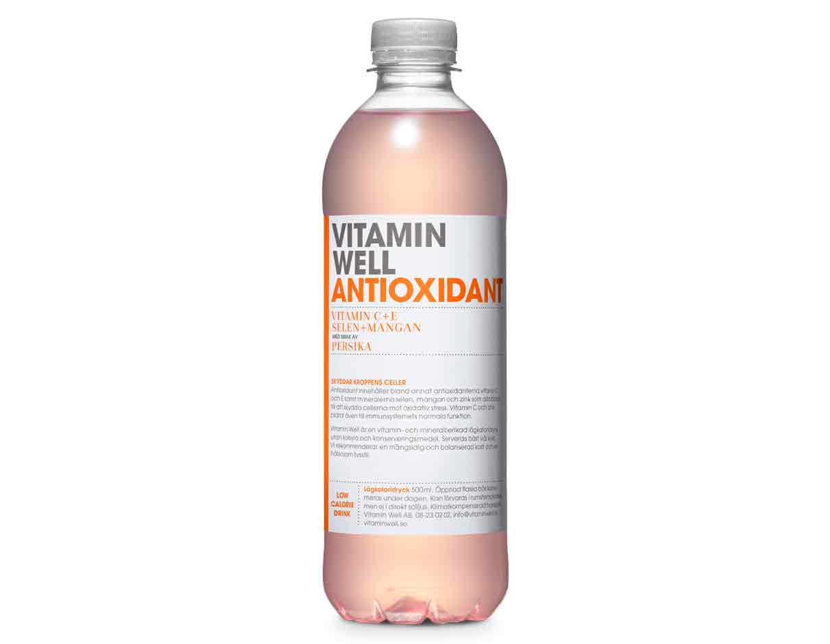 Antioxidant Vitamin C + E, Selenium + Manganese Peach Drink 