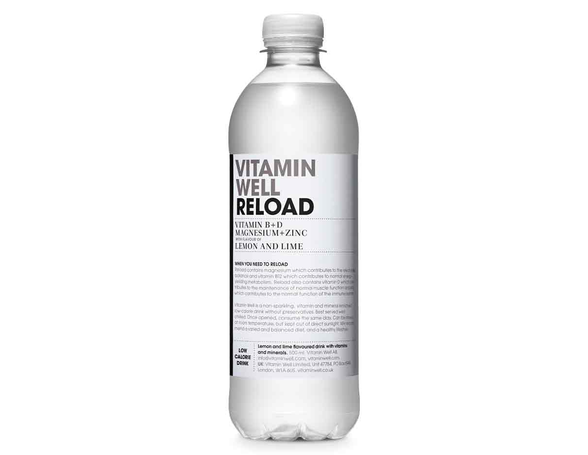Reload Vitamin B + D Magnesium + Zinc Lemon Lime Drink 