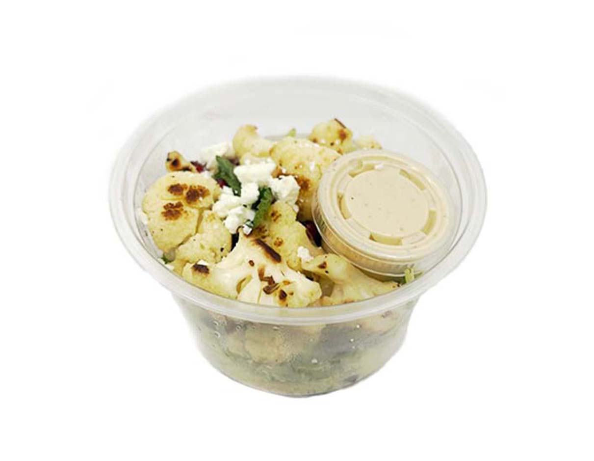 Organic Roasted Cauliflower With Couscous In Tahini Sauce