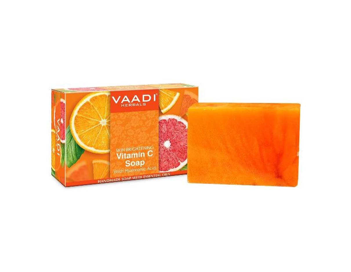 Skin Brightening Vitamin C Soap w/ Hyaluronic Acid 