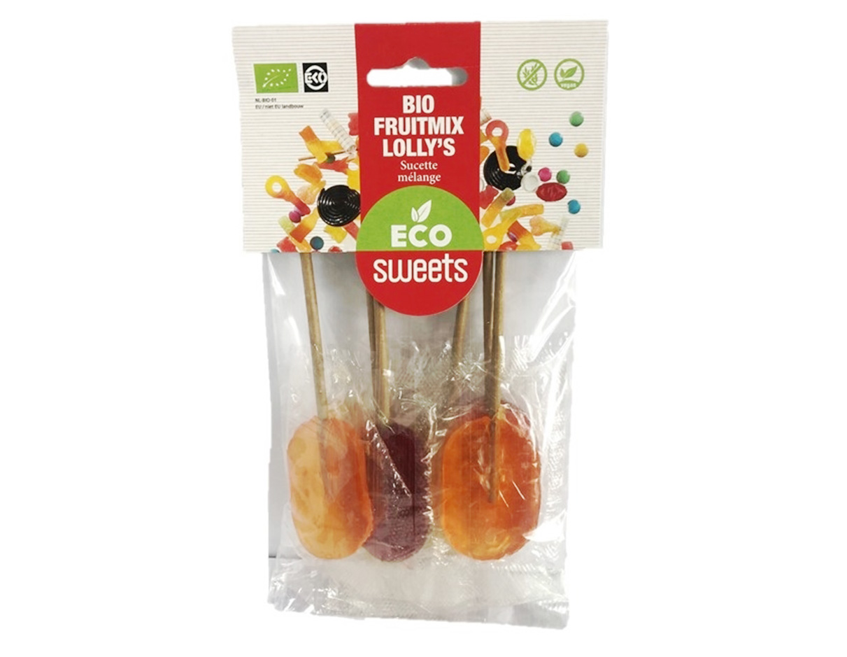 Organic Fruit Mix Lollypops, Gluten Free