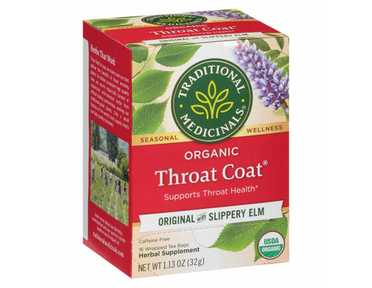 Organic Slippery Elm Throat Coat Tea