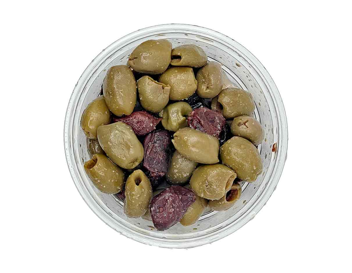 Organic Mixed Kalamata Green Olives 