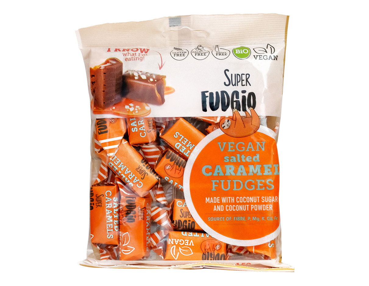 Organic Vegan Salted Caramel Fudges, Gluten Free