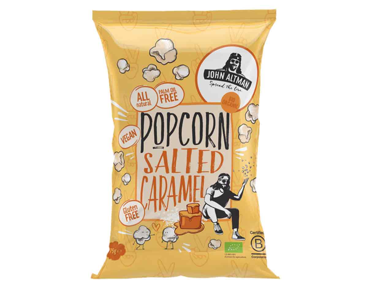 Organic Popcorn Salted Caramel, Gluten Free
