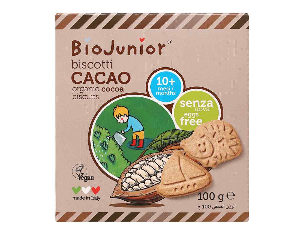 Organic Cocoa Biscuits 10 + Months 