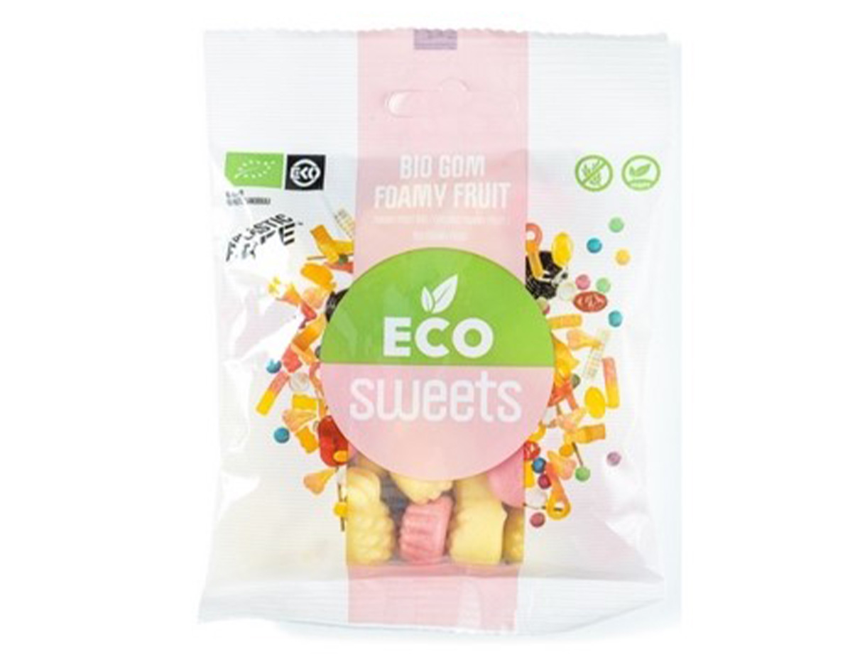 Organic Candies Foamy Fruit, Gluten Free