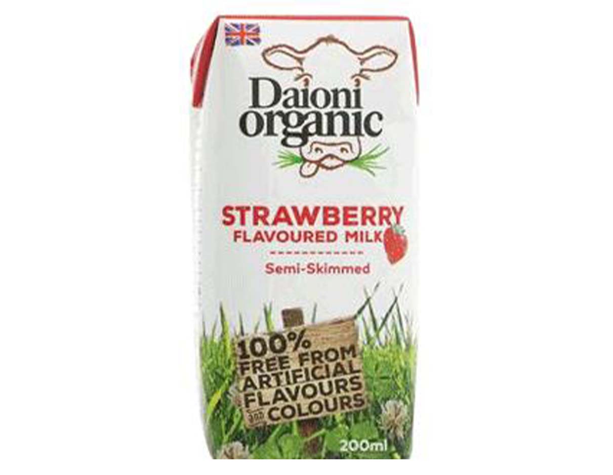 Daioni Organic Strawberry Milk 200ml 