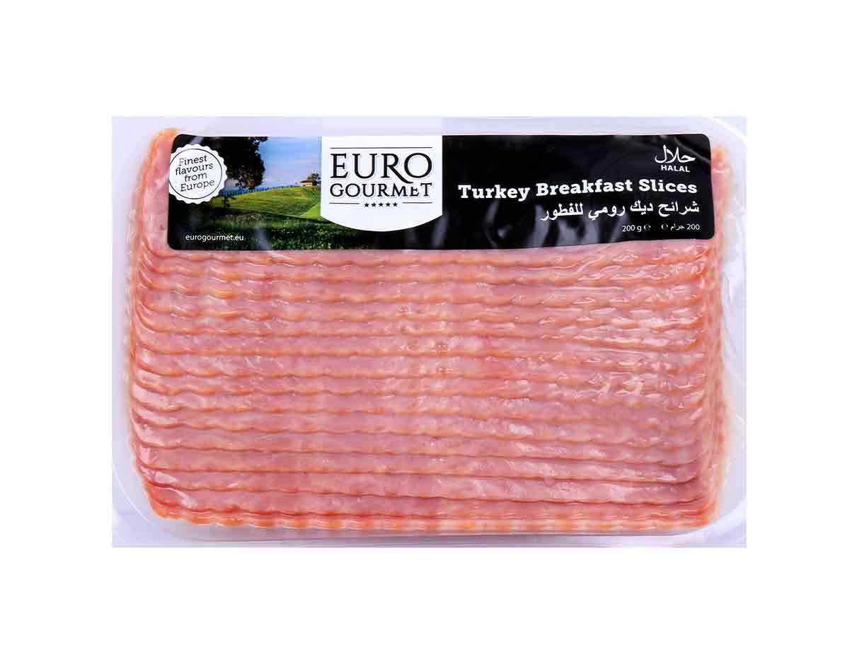 Euro Gourmet Turkey Breakfast Slices 200g