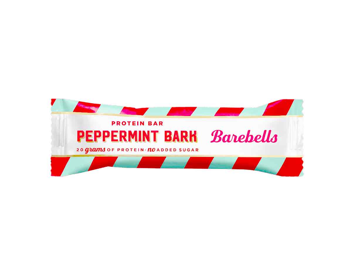 Barebells Peppermint Bark Protein Bar 55g, No Added Sugar, Not So Organic 