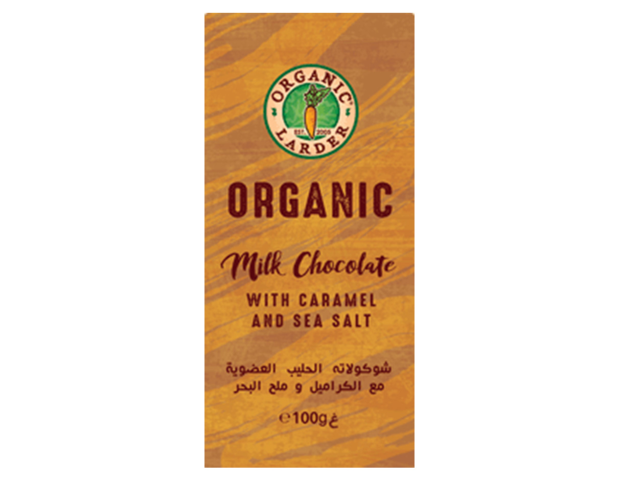 Organic Milk Chocolate w/ Caramel & Seasalt