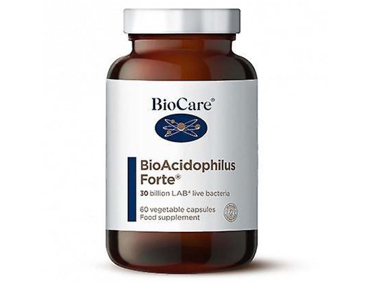 BioCare BioAcidophilus Forte 30 Billion 60 Caps, Vegan
