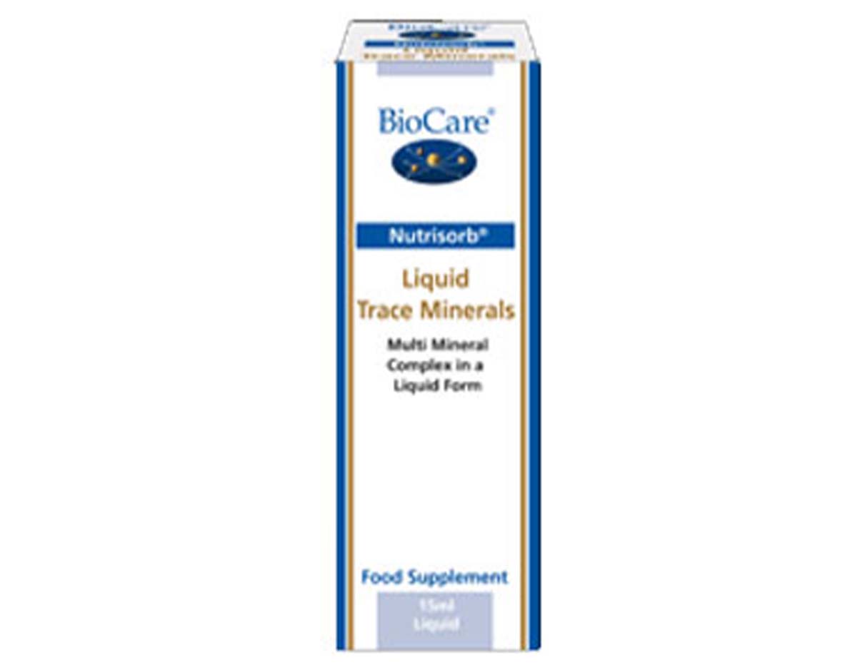 BioCare Nutrisorb Trace Minerals 15ml, Gluten Free, Vegan