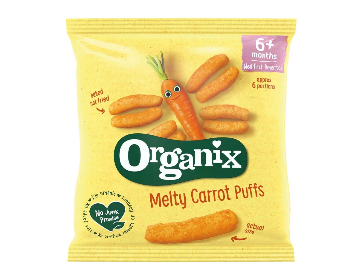 Organic Melty Carrots Puffs  
