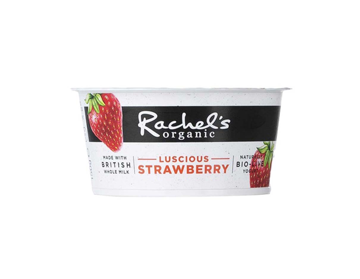 Organic Luscious Strawberry Bio Live Yogurt 