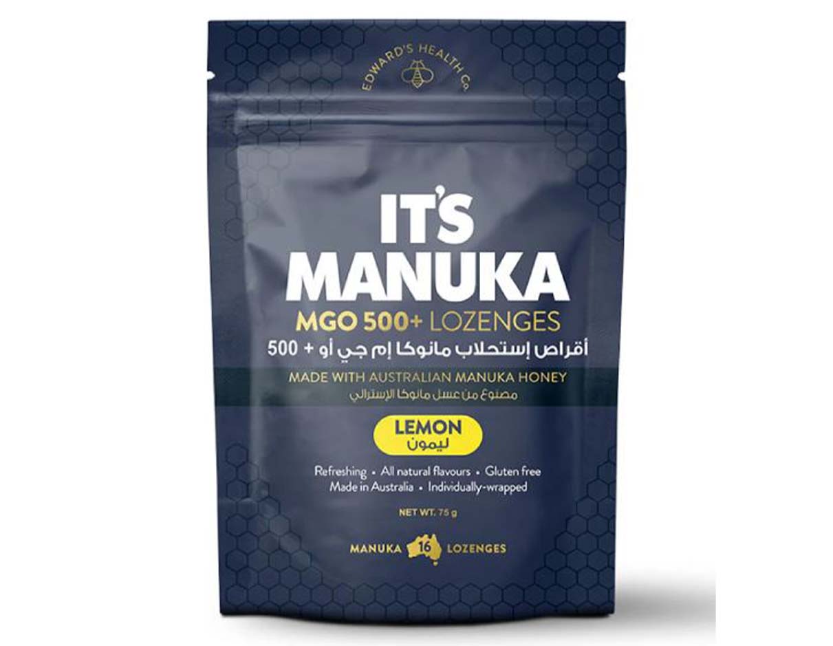 It's Manuka MGO 500+ Lozenges Lemon 16pcs, Gluten Free