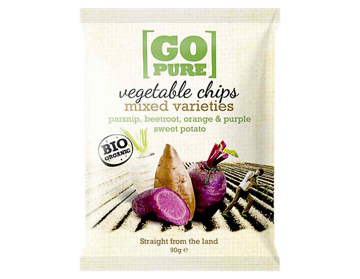 جو بيور رقائق الخضار المختلطة العضوية 40 جرام