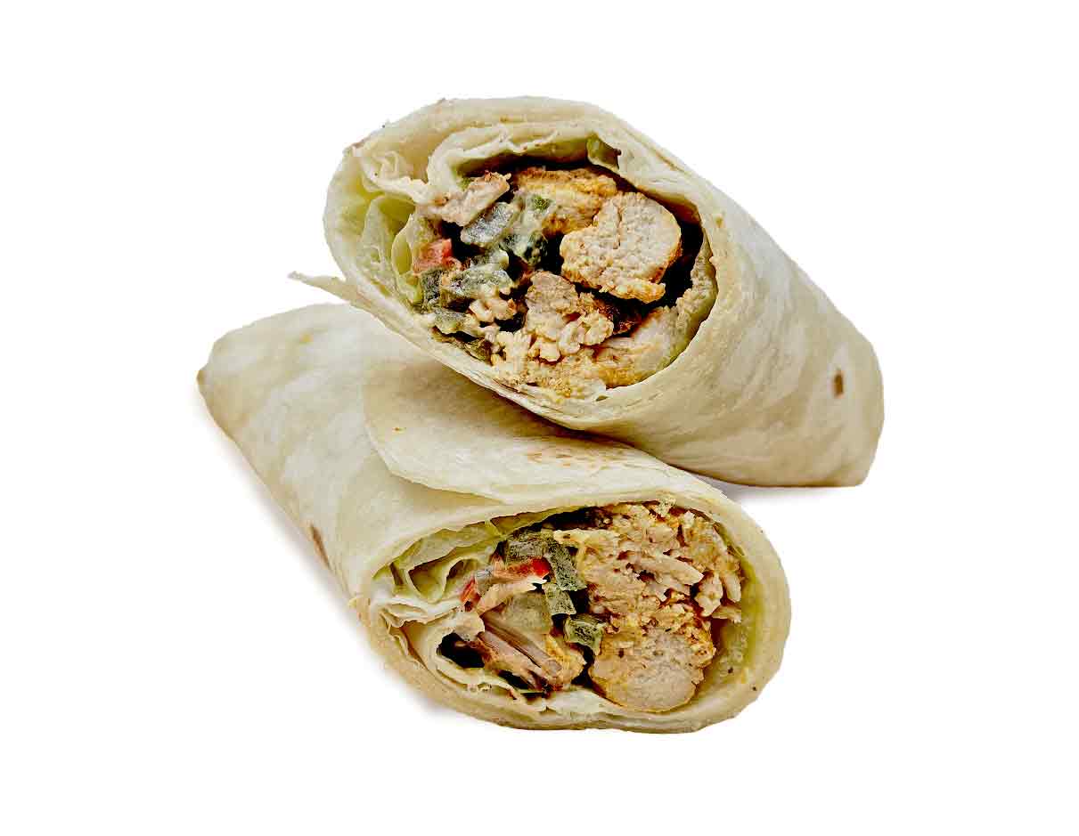 Organic Shish Tawook Wrap