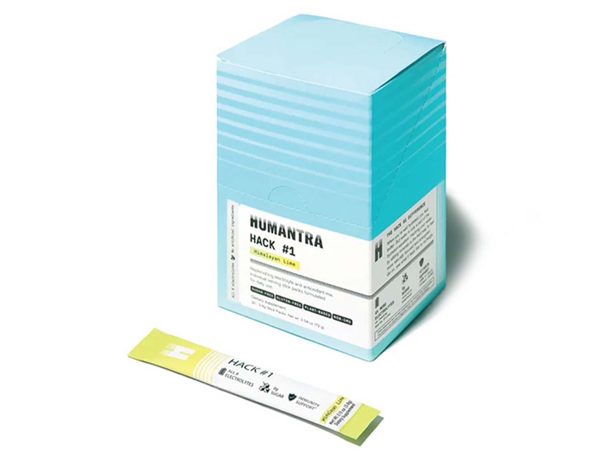 Humantra Electrolyte Himalayan Lime 72g, Non GMO, Gluten Free