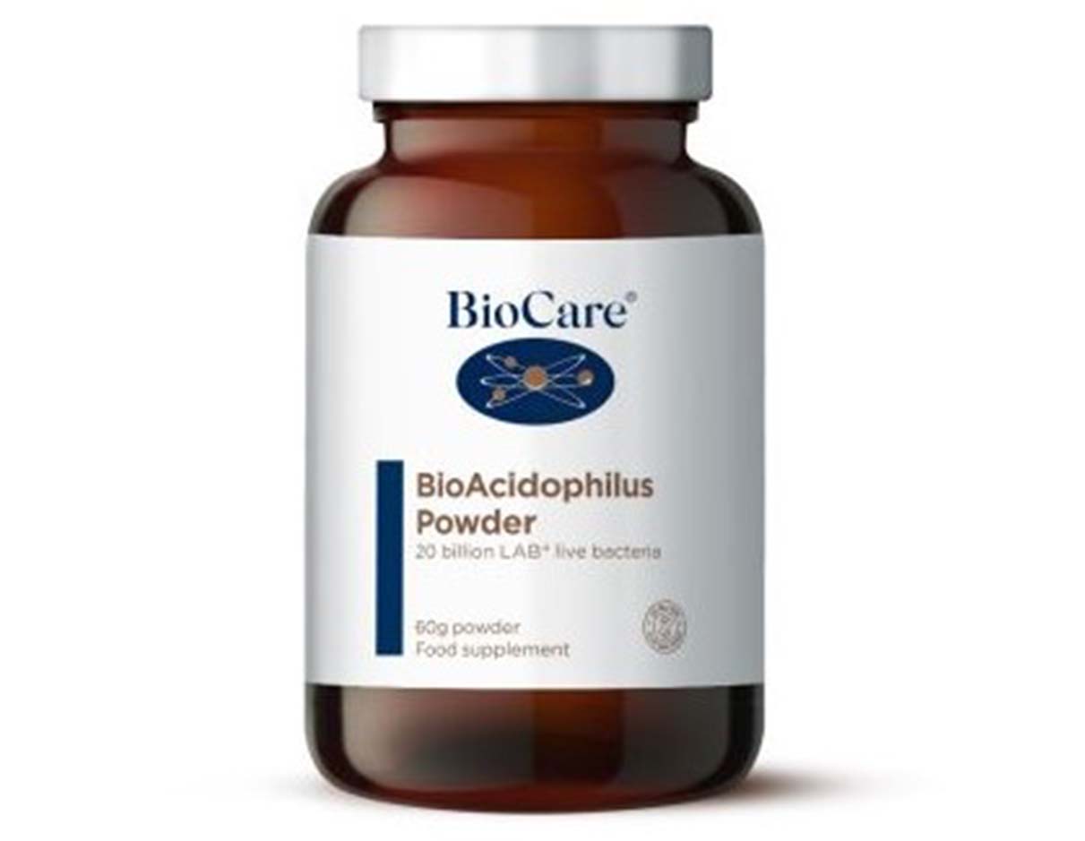 BioCare 20 Billion Acidophilus Powder 60g, Vegan