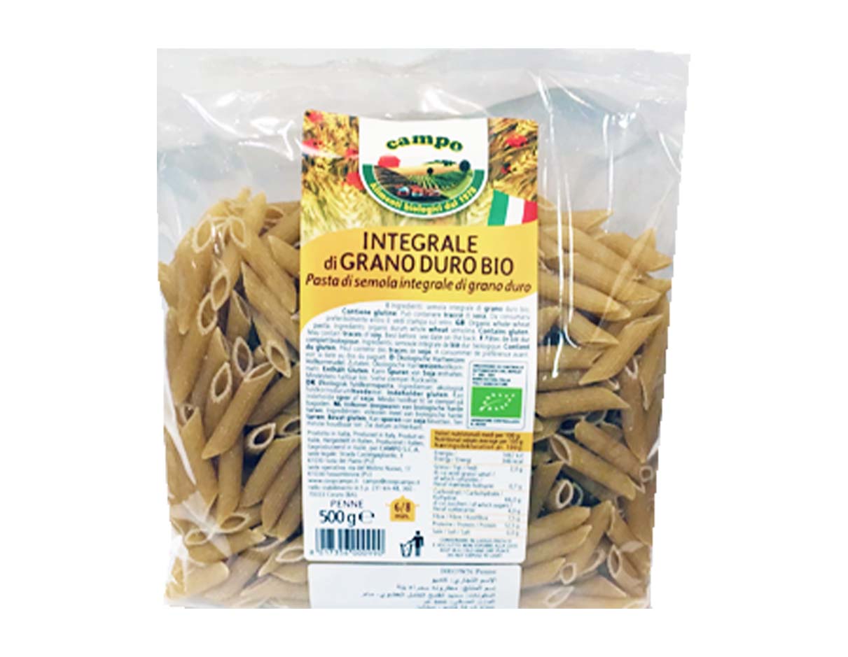 Organic Penne Brown 