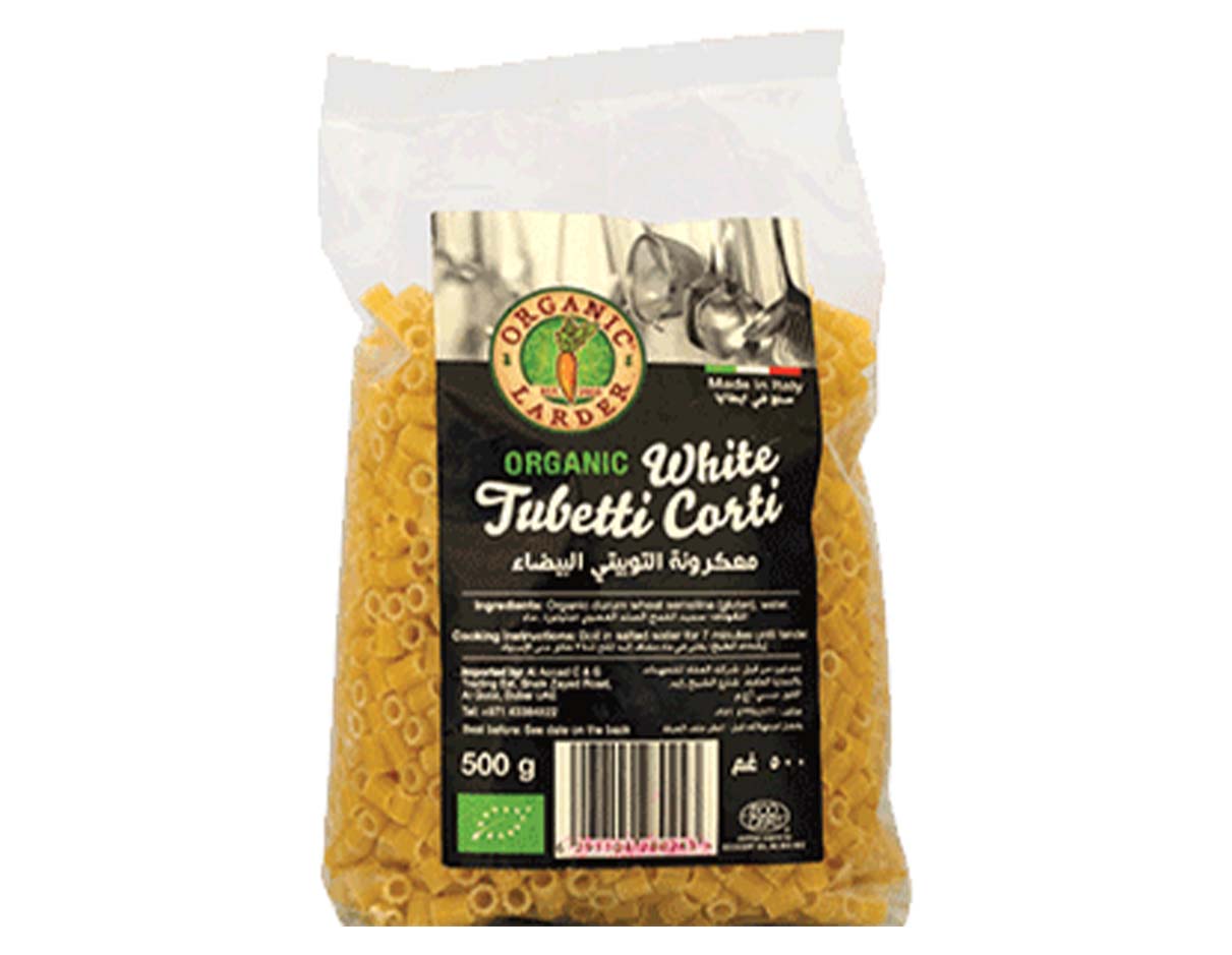 Organic White Tubetti Corti Pasta